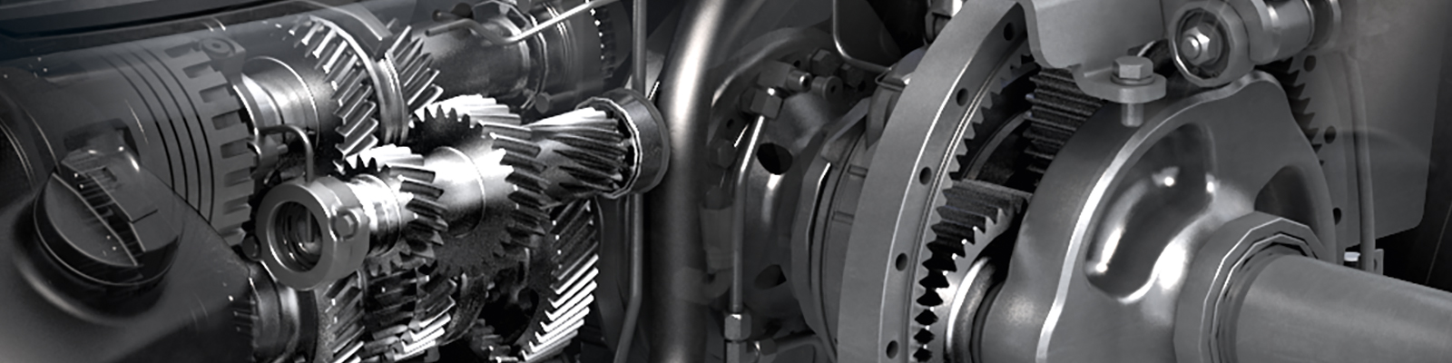 Valtra transmission closeup