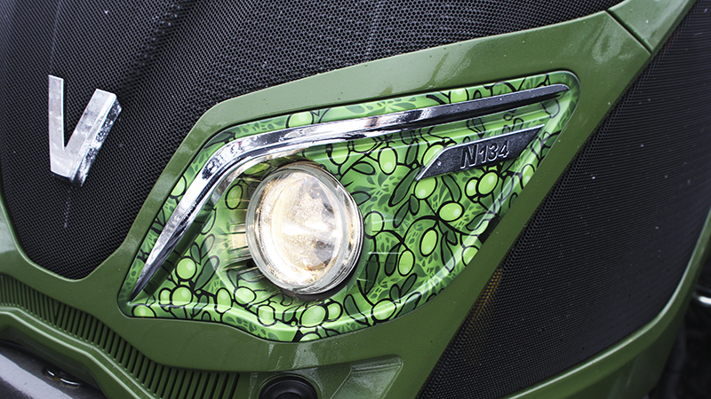 valtra unlimited custom tractor green olive print