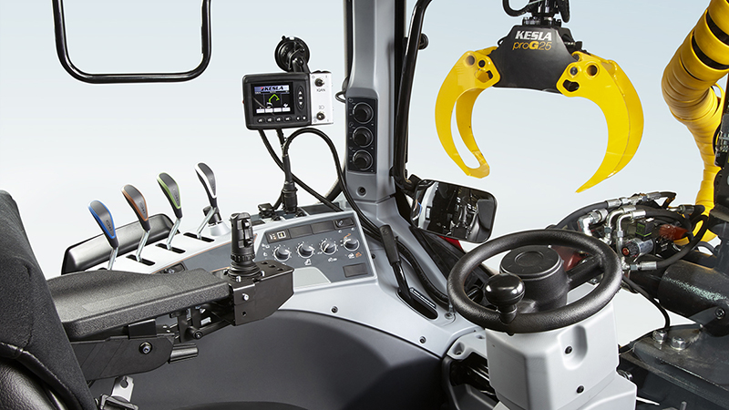 valtra unlimited custom n series tractor with kesla implement inside cabin