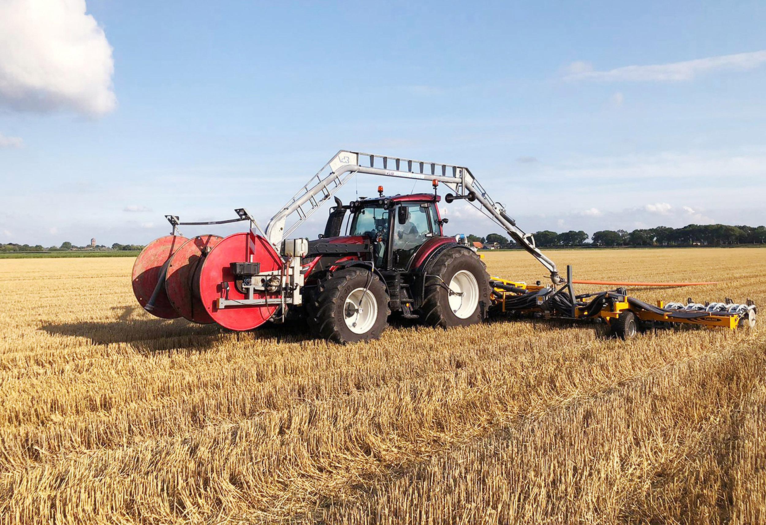 Naast de Slurry Swivel en andere drijfmesttoepassingen bouwt Van den Broek Mechanisatie zelfrijdende teeltwissel machines voor in kassen.